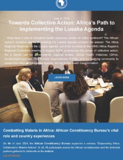 African Constituency Bureau Newsletter 2
